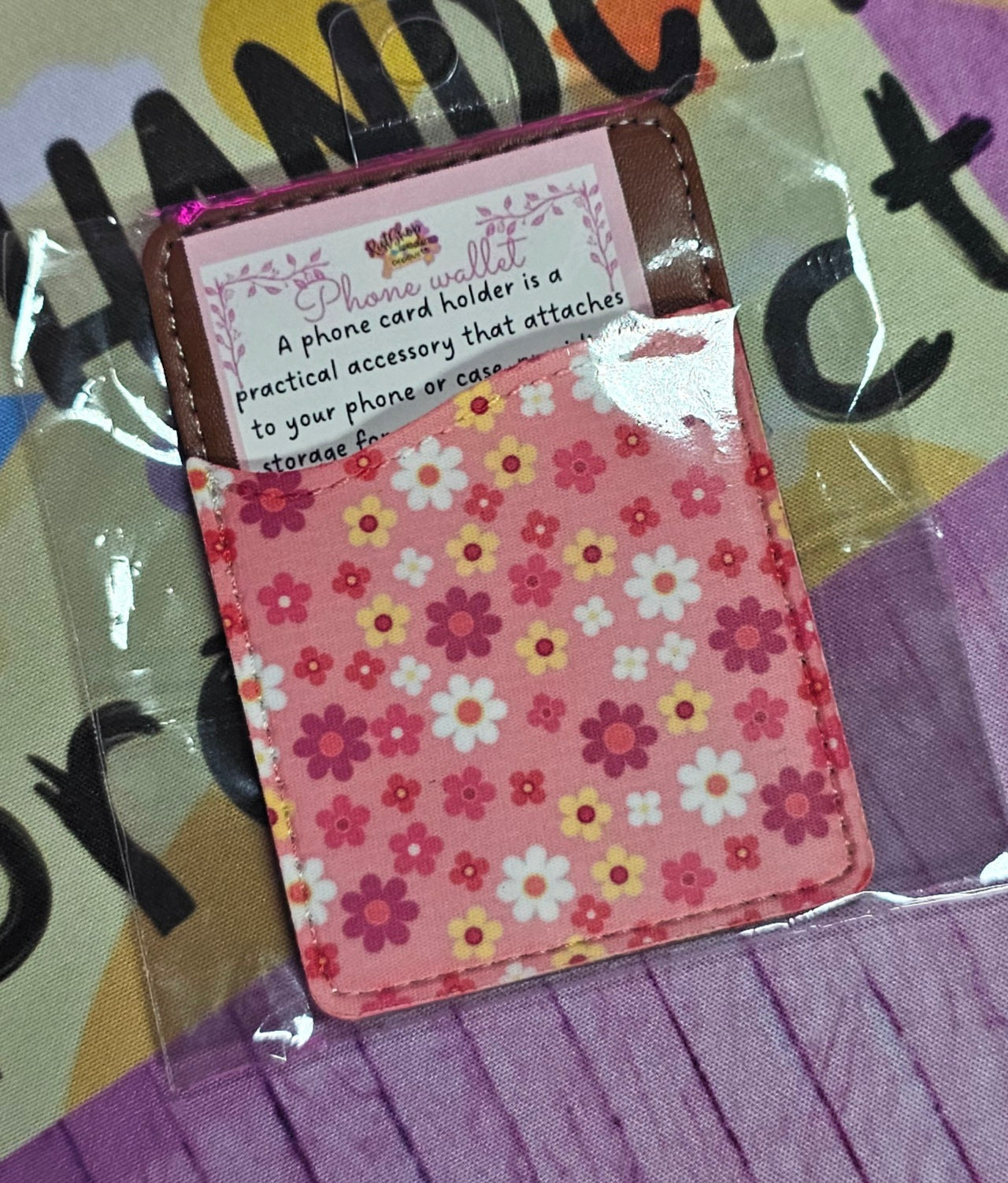 Girly Phone card wallet