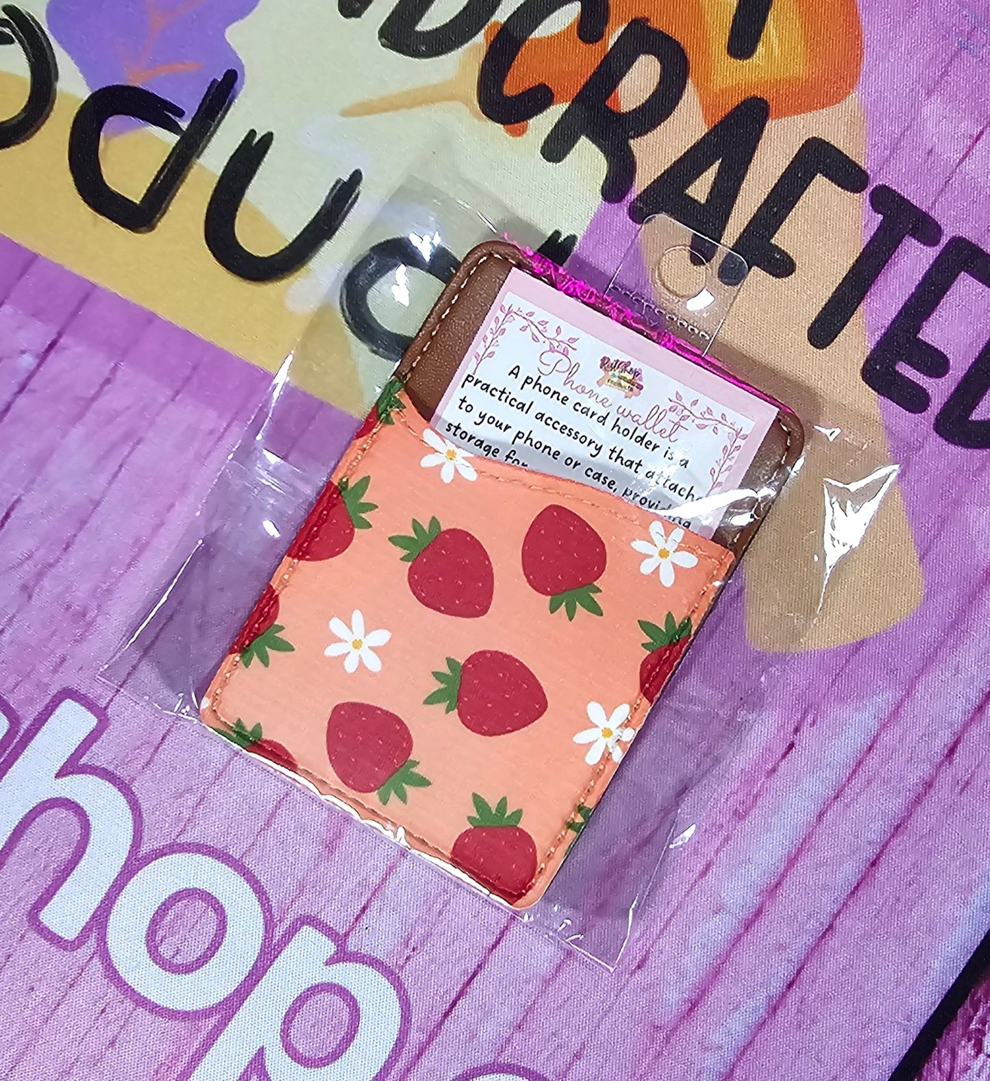 Girly Phone card wallet