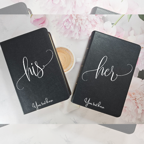 Personalized Bible for couple