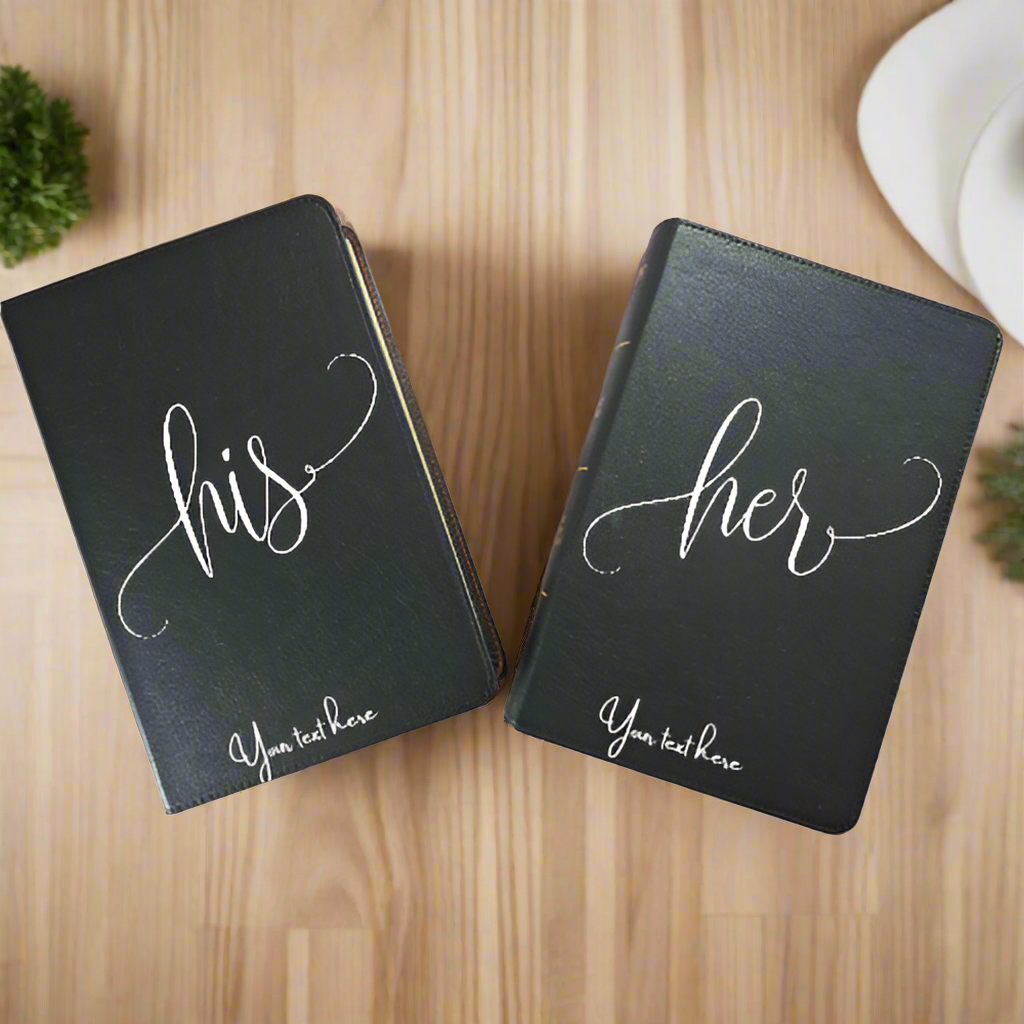 Personalized Bible for couple